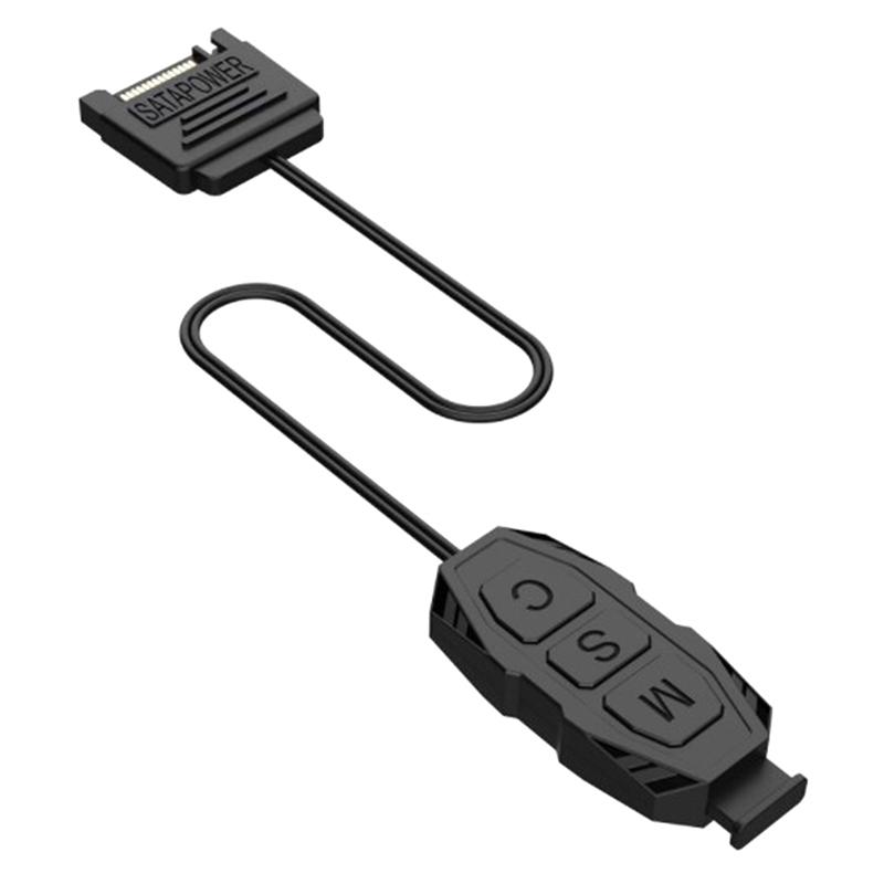 Argb Mini Controller 5V 3Pin Zu Sata Stromversorgt Eingebautes Licht Für CPU Kühler