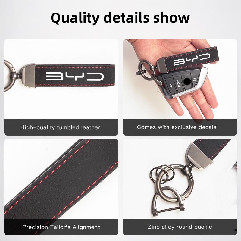 BYD Emblem Key Ring Car Keychain Custom Gift For E3 E9 S8 E6 Tang F3 Song F3R Qing Atto 3 E2 E1 Yuan I3 S7 G3 M6 L3 D1 S6 F0 E5