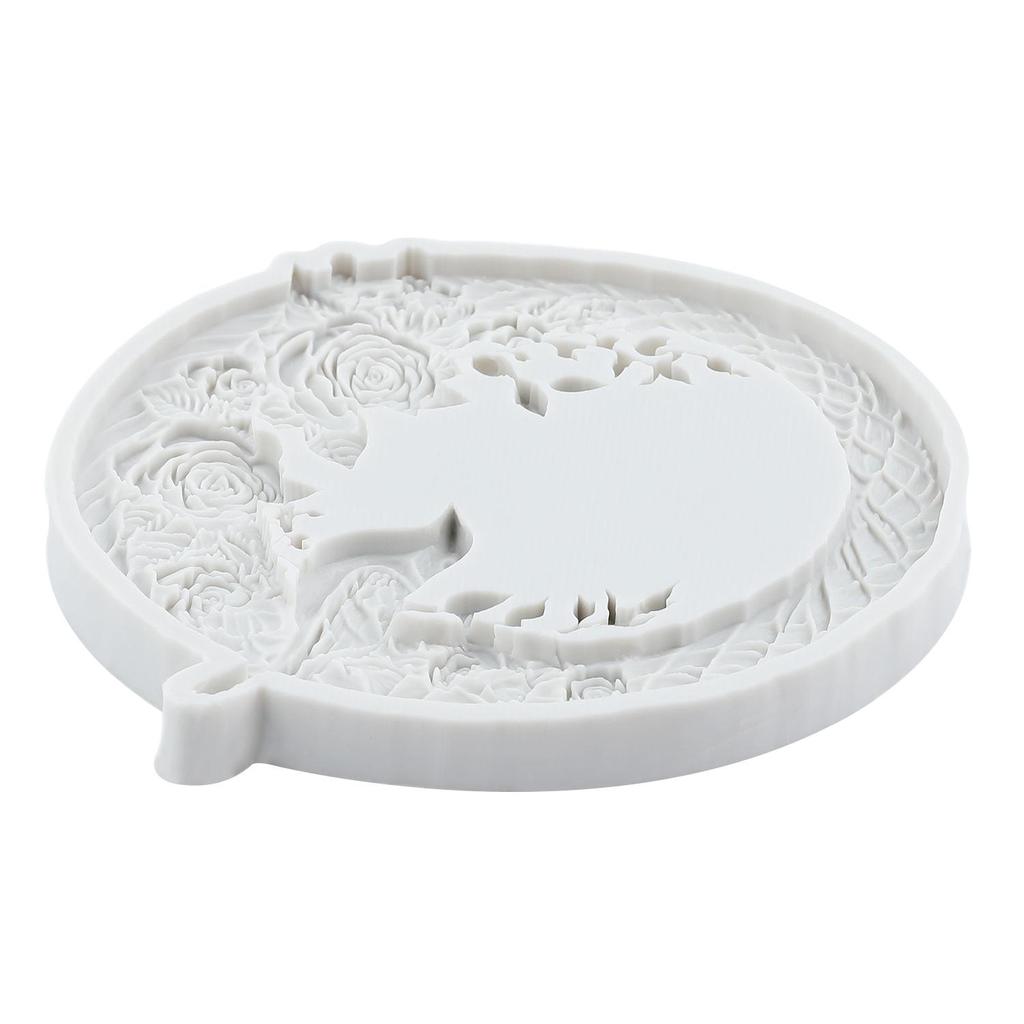 Bird Photo Frame Silicone Mold Picture Frame Fondant Molds Cake Decorating Tools Cupcake Topper Candy Resin Clay Chocolate Gumpaste Mold