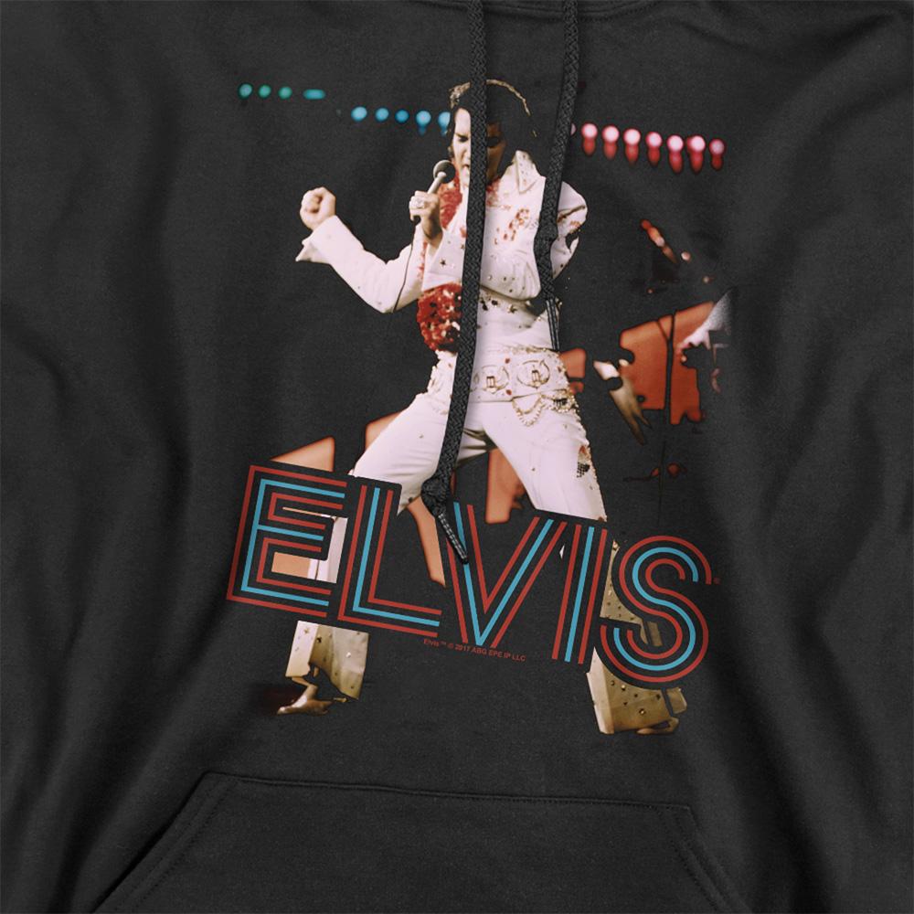 Elvis Presley Unisex Erwachsenen Hit The Lights Hoodie