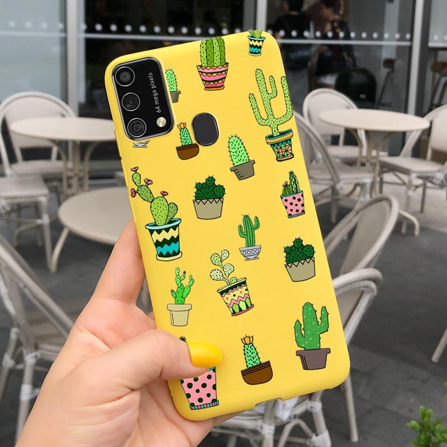 

Cute Cartoon Case For Samsung Galaxy M51 M31 M21 M31S M21S M30S M12 Case Candy Colorful Anime Painting Silicone Cover Case Funda Samsung M30s