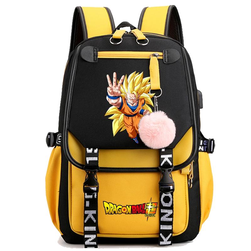 Anime Dragon Ball Bag Large Capacity Backpack for Women Anti Theft Travel Bag Back To Schoolbag for Teenager Girl Laptop Bag Women Travel Bag Mochila