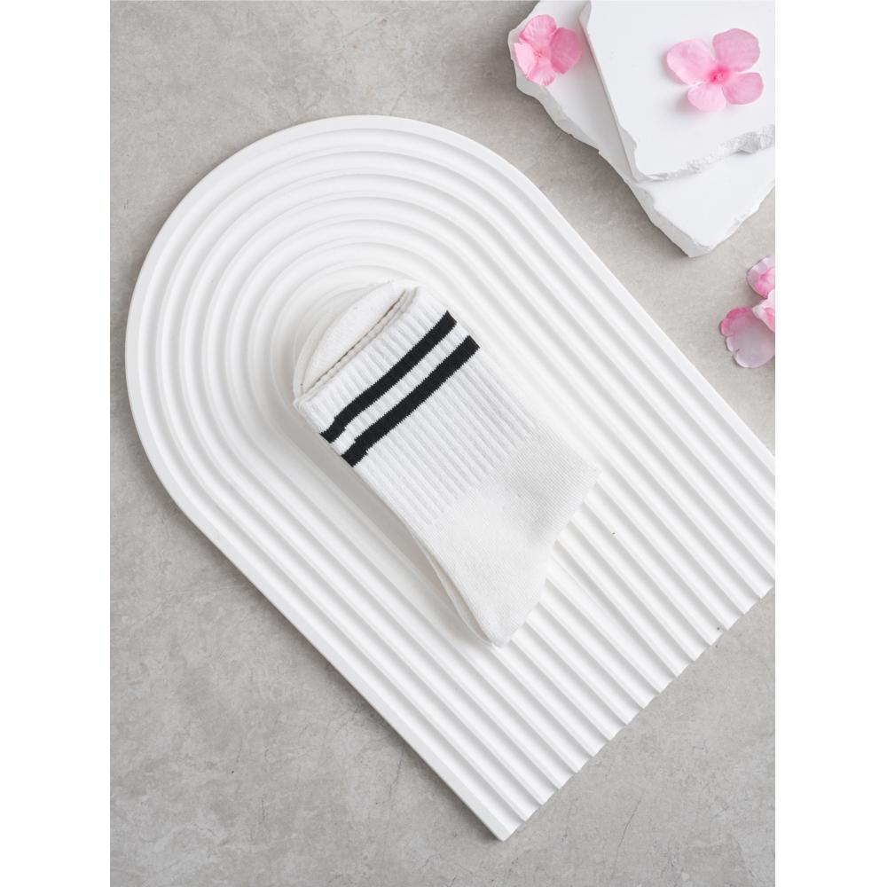 Monfoot Womens Ankle Ring Socks White