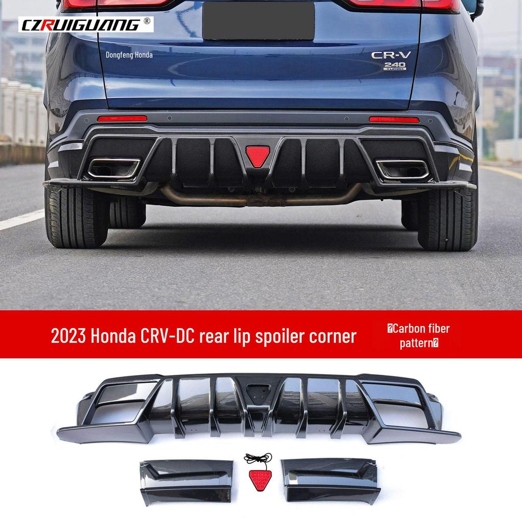 Honda CR-V 2023 (Ciclone DC): Diffusore Posteriore, Splitter Anteriore, Spoiler Posteriore, Finitura Griglia, Kit Carrozzeria con Lamelle.
