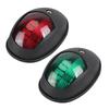 2PCS LED Navigation Light Signal Lamp 12V - 24V Marine Boat Yacht Sailing Red Green Bulb Port Starboard Side Lighting