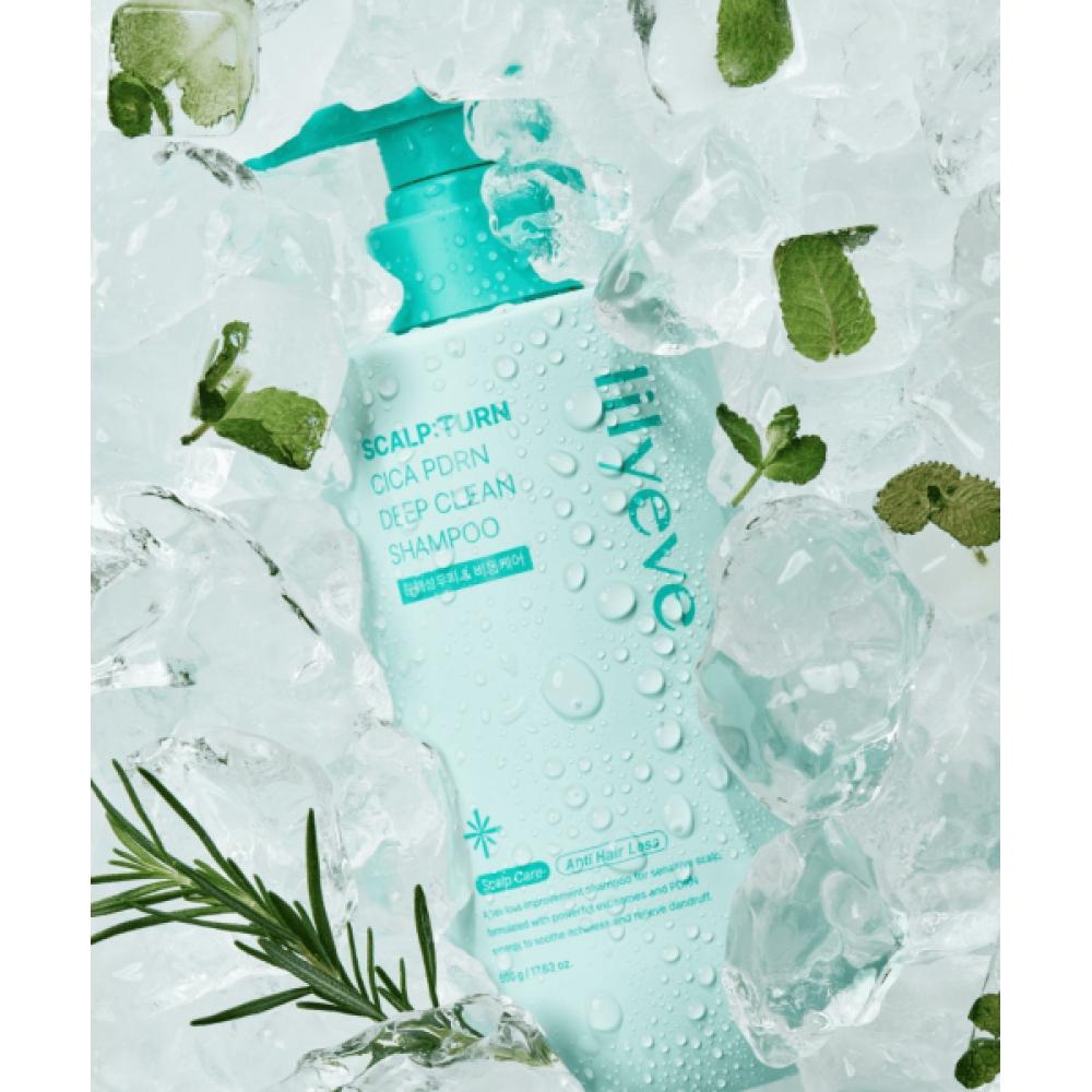 Lilyeve Scalfton Cica Pdrn Deep Clean Cooling Shampoo 500ml 1
