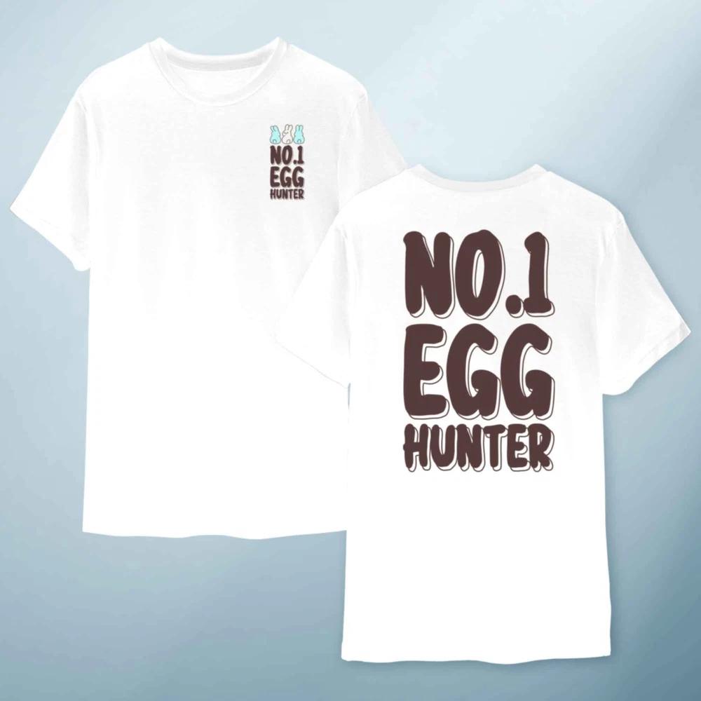 Easter Egg Top Kids TShirt No1 Egg Hunter Boys Girls Outfit Unisex Unisex S