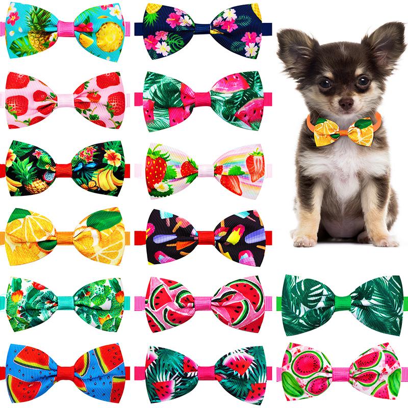 50/100pcs Small Dog Accessories Dog Bowtie Dog Bows Small Dog Hair Accessories Dog Neckties Dogs Grooming For Small Dogs