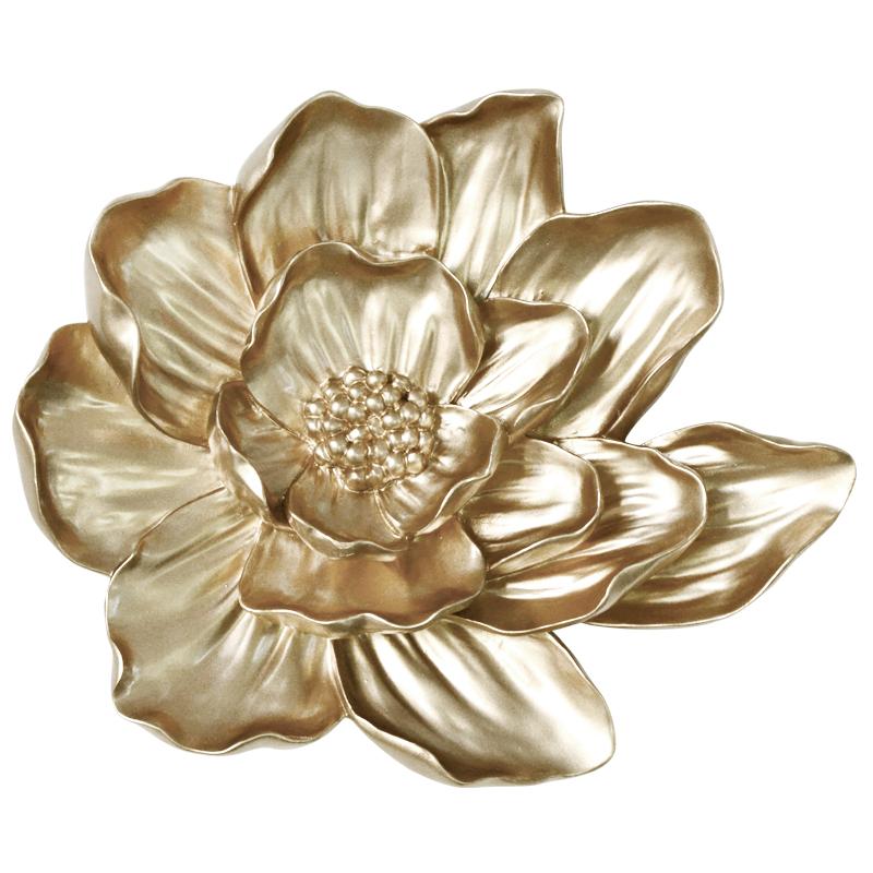 Creative Flower Style Wall Resin Retro Living Room Goldfish Pendant Porch Wall Decoration Wall Decoration Home Decoration
