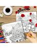 1pc Art Coloring Book 22 Page Coloring Books Gift For Birthday Party Relieve Stress Kill Time , Graffiti Painting Drawing Art Book