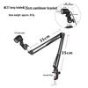Space-saving E27 Universal Desk Lamp: Student Eye Protection Reading Light for Home or Bedside.