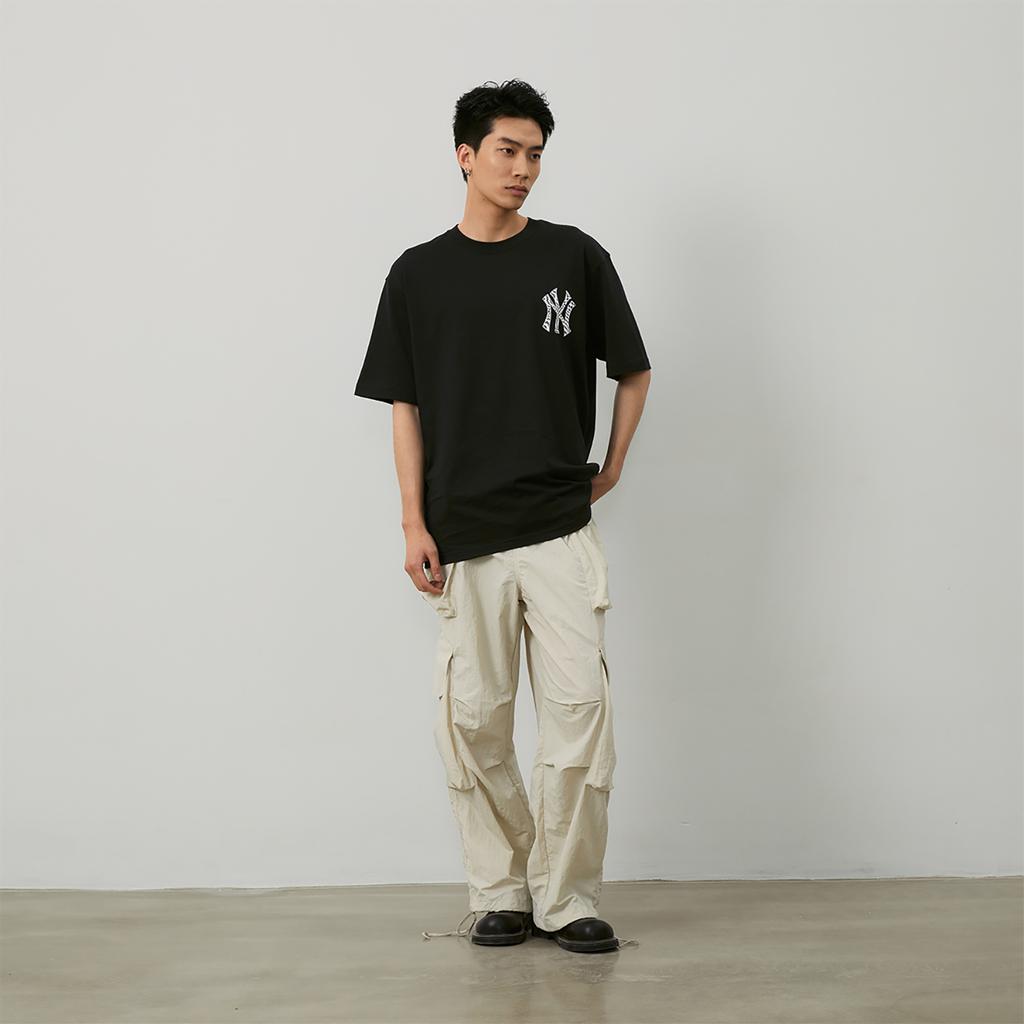 New MLB Checkerboard T Shirts Unisex Black 3ATSO0243-50BKS