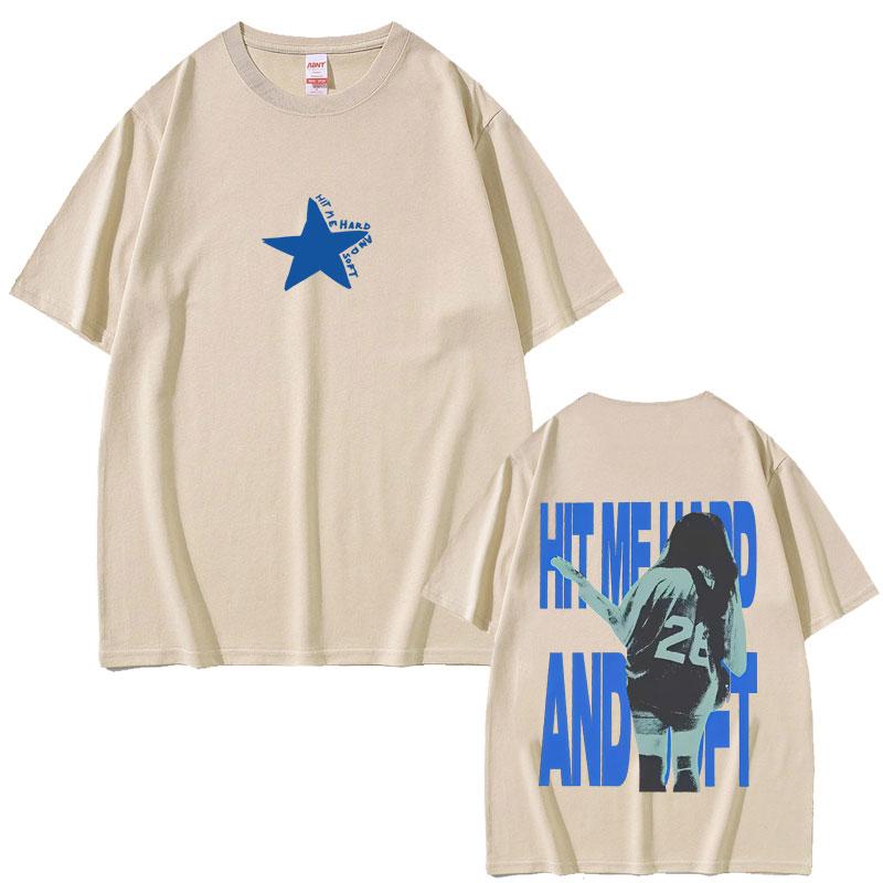 2025 Summer Hit Me Hard and Soft Tour Tshirt Men Women Fashion Pop Music T Shirt Unisex Vintage Tshirts Oversized Streetwear
