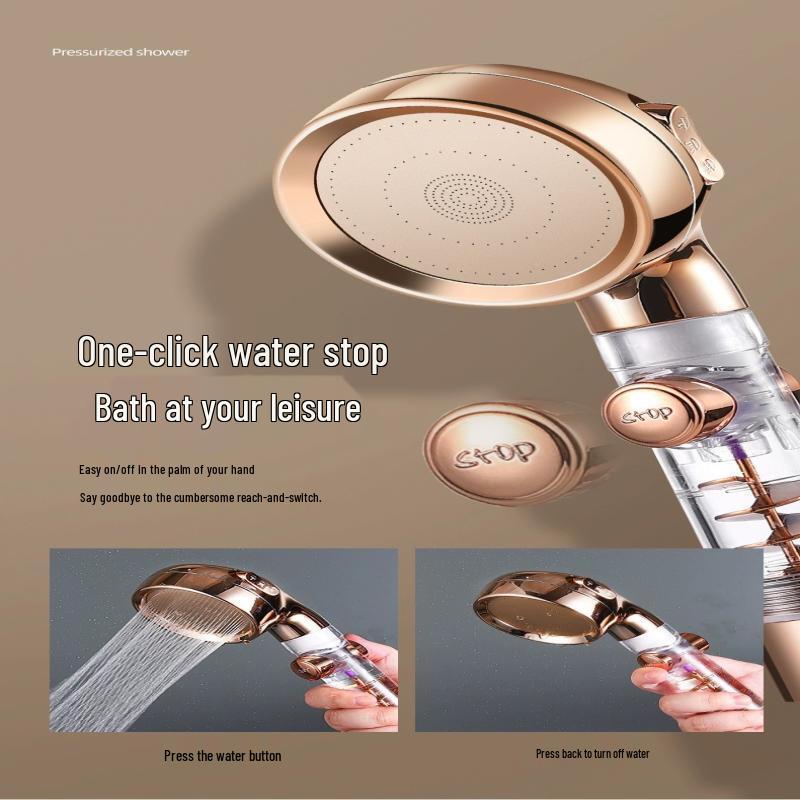 Pommeau de douche Langzhiwen Turbo