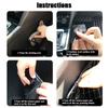 1-5Pcs Car Carpet Mat Fixing Stickers Foot Pad Self- Adhesive Invisible Tape Anti-slip Fixed Tape Stickers Auto Accessories