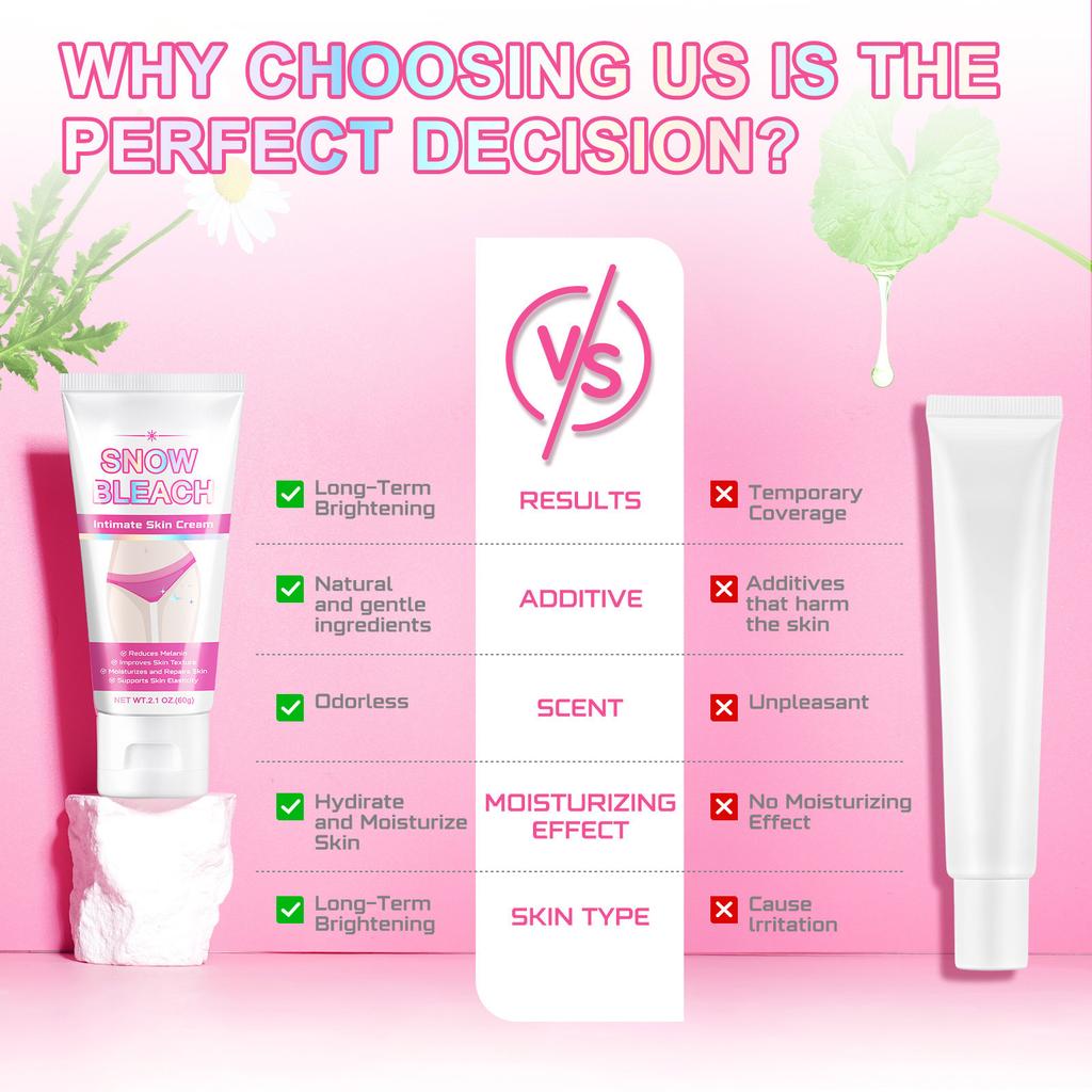 Private Parts Whitening Cream Armpits And Knees Private Parts Long-lasting Moisturizing Black Whitening Cream 60g