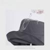 Summer outdoor breathable shawl sunscreen ponytail hole double layer sun hat