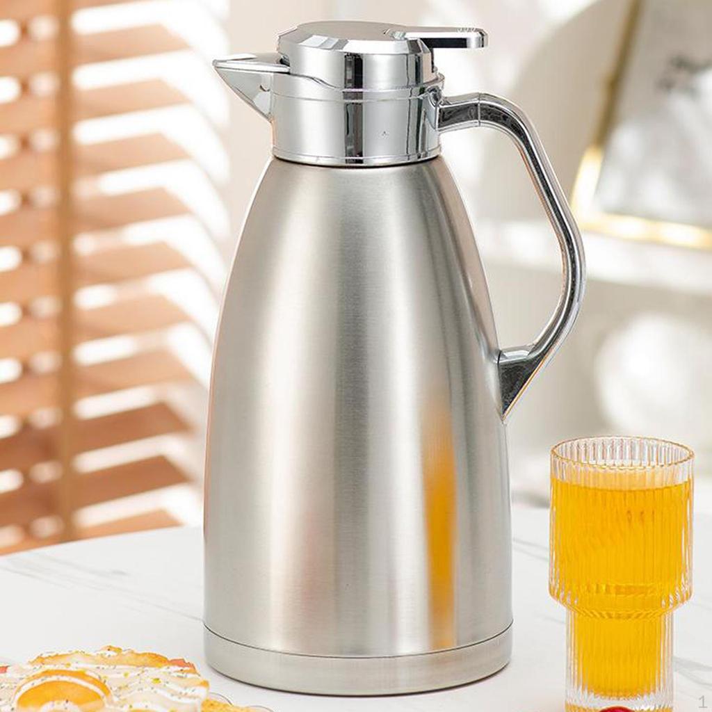 Insulated Beverage Carafes Kettle, Water Jug Pitcher for Home And Kitchen