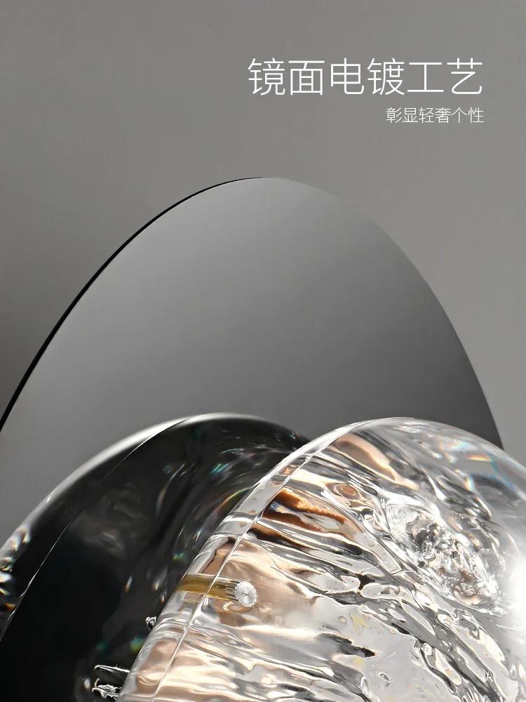 Crystal Platinum Art Wall Lamp Bedroom Bedside Lamp Optical Acrylic Living Room Wall Lamp Simple and Modern home appliance