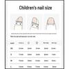 New Year Kitty Cartoon Cute Handmade Kids Nail Stickers