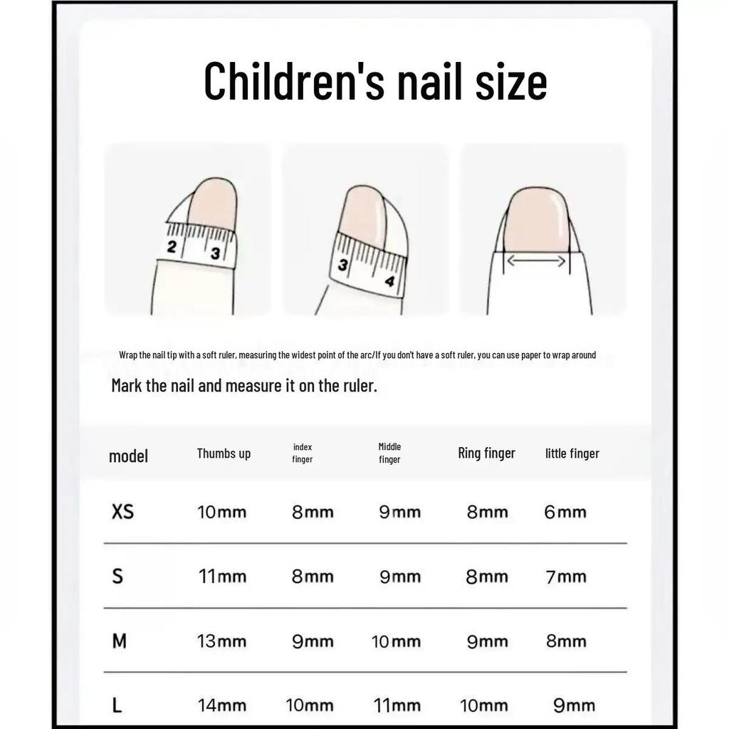 New Year Kitty Cartoon Cute Handmade Kids Nail Stickers