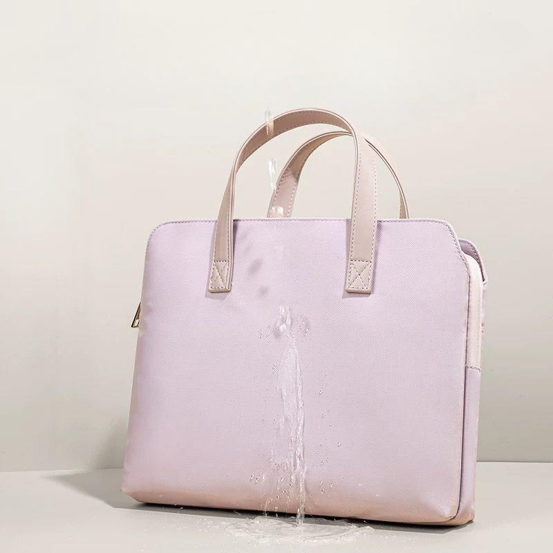 Computertasche für Damen Neu Handheld Pendeln Hochwertige Optik Nische Offizielle Dokumententasche für Berufstätige Hochschulstudenten Teilnahme am Unterricht