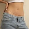 Street Style Snake Bone Metal Waist Chain: Fashionable, Sexy Single Layer Body Accessory