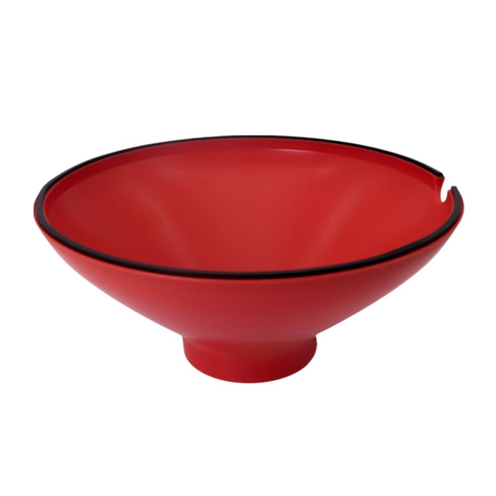 Fine Mesh Kitchen Grease Drainer Large Size Grease Colander Creative Grease Funnel  For Most Jar красный
