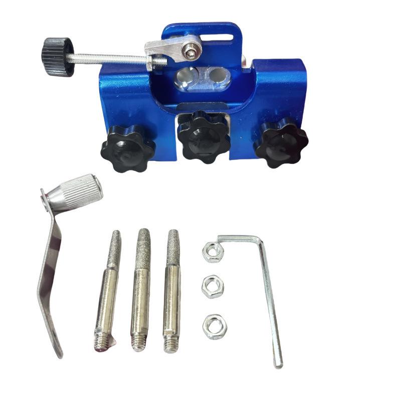 Portable Hand-Crank Chainsaw Chain Sharpener Tool