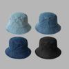 Women Washed Cotton Denim Bucket Hat Spring Summer Wide Brim Sunscreen Cowboy Fishermen Cap Ins Korean Girl Outdoor Travel Hats