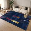 Custom Rug Red Bull Racing Pattern Print Name Text Soft Non‑Slip Floor Carpet for Home Indoor Decoration