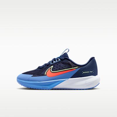 Nike Sonic Fly Midnight Navy Blue Crystal Hot Lava (GS)