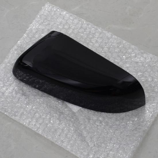 Gloss Black Left Side Rearview Mirror Cover Cap Case For Ford Explorer 2016-2019