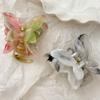 Hair Claw Medium Size Butterflies Shape Acetate Plate Hair Clip Gradient Texture Strong Grip Back Head Hair Claw Hair Accessories