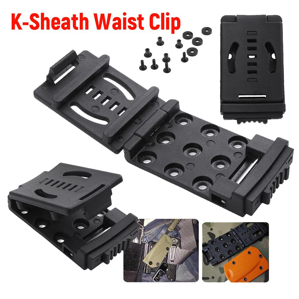 

Багатофункціональний набір піхов K-Sheath Clip для ременя K-Sheath затискач для ременя Нож Ліхтарик Мисливський табір Піші прогулянки EDC Інструмент для відпочинку на природі China Mainland