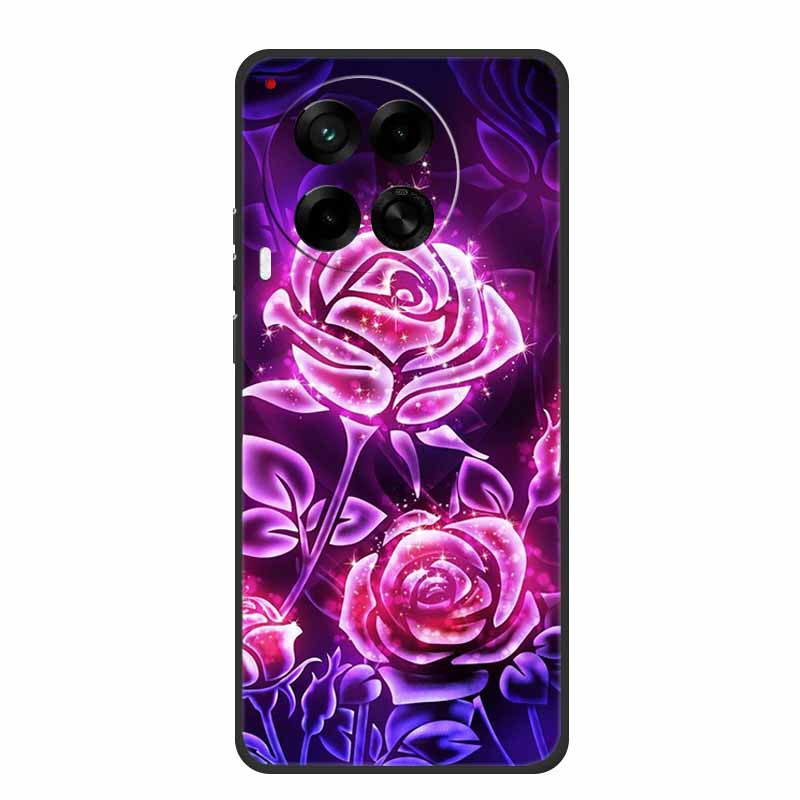 6.78" For Tecno Camon 30 Case Fashion Marble Black Silicone Soft TPU Back Cover Cases For Tecno Camon 30 5G Premier Phone Case