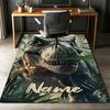 Custom Name Dinosaur Printed Carpet,Rug for Office Chair Living Room Bedroom Kitchen Room Decor Gifts.