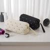 Space Saving Bowknot Hair Dryer Storage Bag Large Capacity Durable Travel Wash Handbag Organizer Dustproof Make Up Bag Home