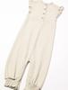 Short Sleeve Romper Organic Short Sleeve Romper Baby Stone [L'ovedbaby] Ff-462 (Stone Beige) 9-12M (For 9-12 Months)