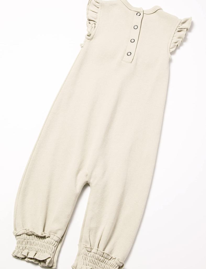 Short Sleeve Romper Organic Short Sleeve Romper Baby Stone [L'ovedbaby] Ff-462 (Stone Beige) 9-12M (For 9-12 Months)
