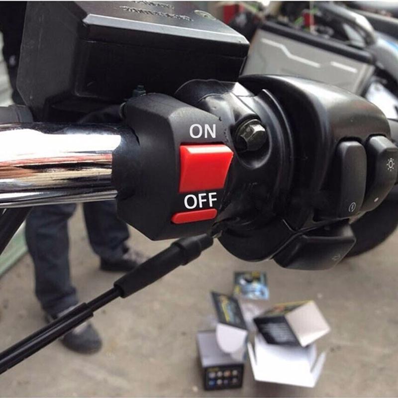 Skútr Motocykl Dvojitý Blikač Kontroler Konektor Tlačítkový Spínač ON/OFF Řídítka Motocykl