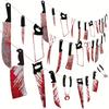 1-5Sets Bloody Horror Halloween Banner Scary  Hanging Decoration for Haunted House Movie Theme Birthday Carnival Party Props