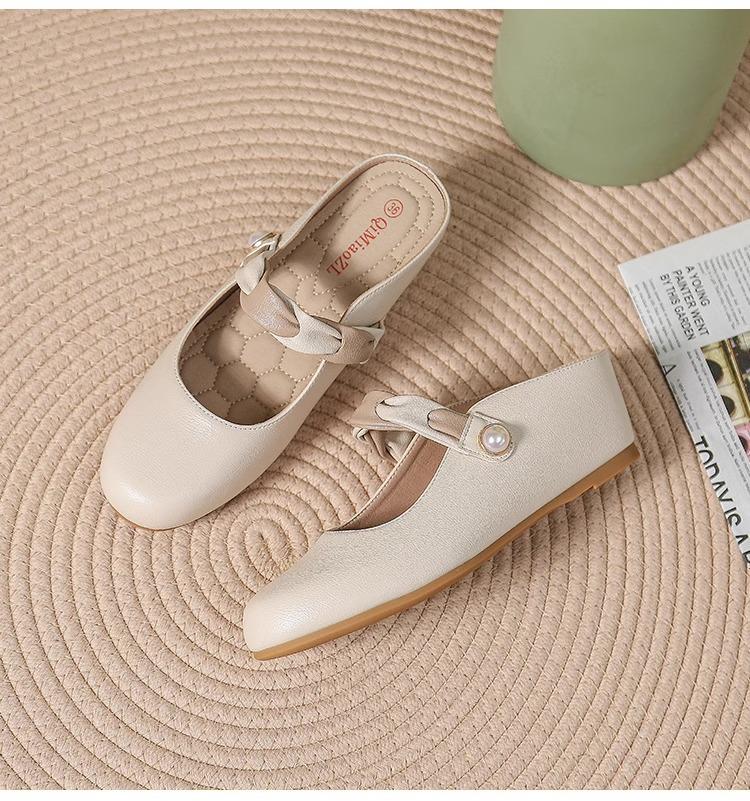 

Маленькие внутренние туфли на платформе, женские летние 2025, новые туфли Мэри Джейн на одном ремешке, женские полубосоножки 40