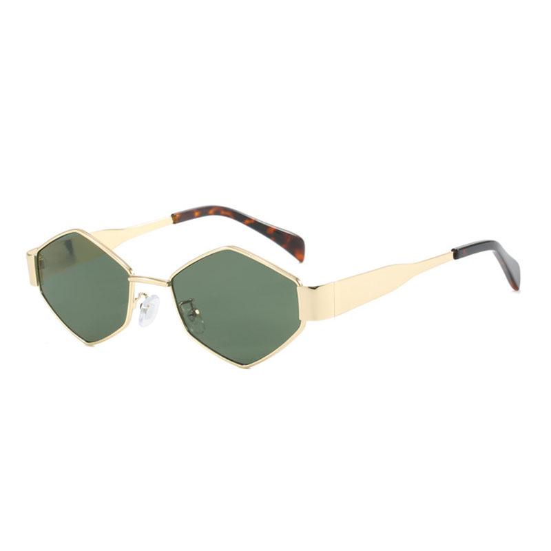 2024 Trendy Women's Diamond-Styled Metal Sunglasses - European & American Street Fashion