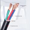 Yuxing RVV 5-Core Copper Sheathed Cable