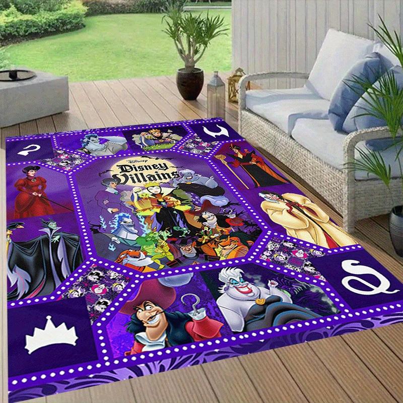 1pc Witch Villain Carpet Area Rug, Bedroom, and Playroom Durable, Stain-Resistant, and Easy To Clean, Living Room