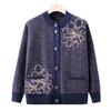 New grandma sweater cardigan year old 0 middle-aged elderly mother spring and autumn knitted sweater jacket elderly clothes
