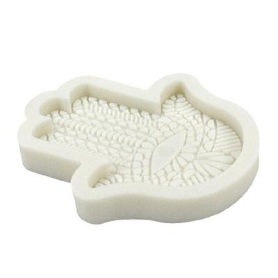 Fatima Handförmige Silikon-Fondantform DIY Kuchengebäck Backform Leicht zu reinigen