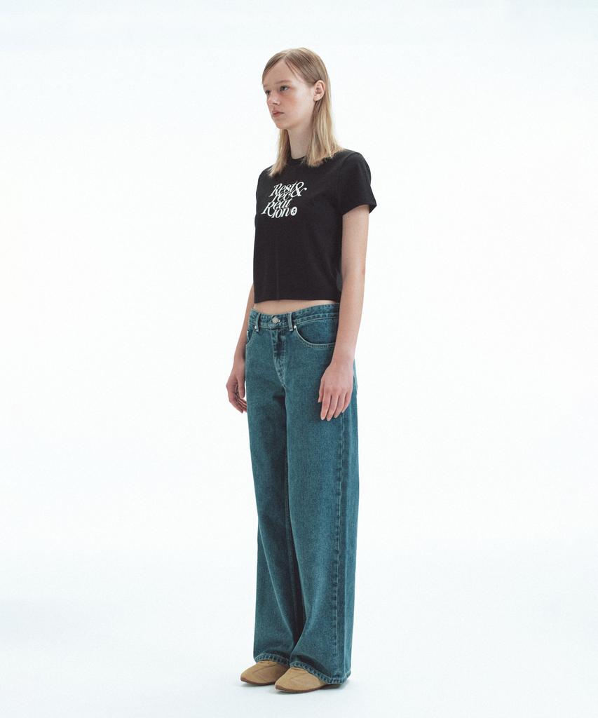 REST&RECREATION Basic Logo T-Shirt - Black