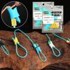 40/100pcs Fishing Rod Quick Rod Tie Straps Button Main Line Without Knot Button  Tool Accessories
